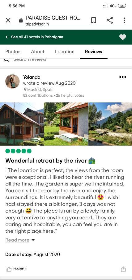 New Relax Inn, Pahalgam, 2 Km From Lidder Valley Hotel